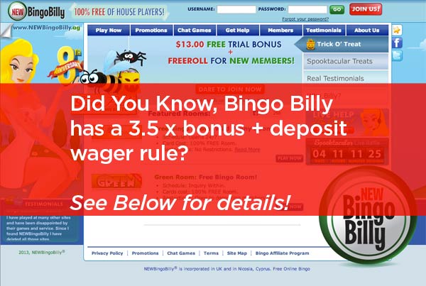 New bingo billy facebook