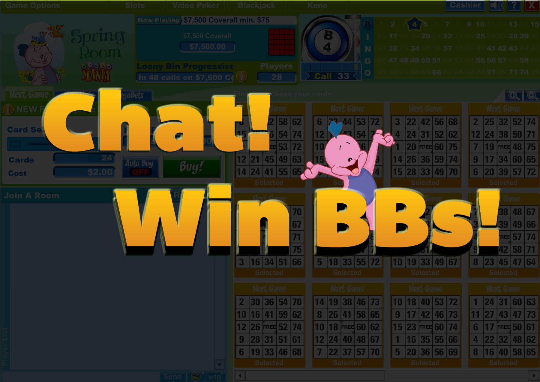 Free bingo win real money